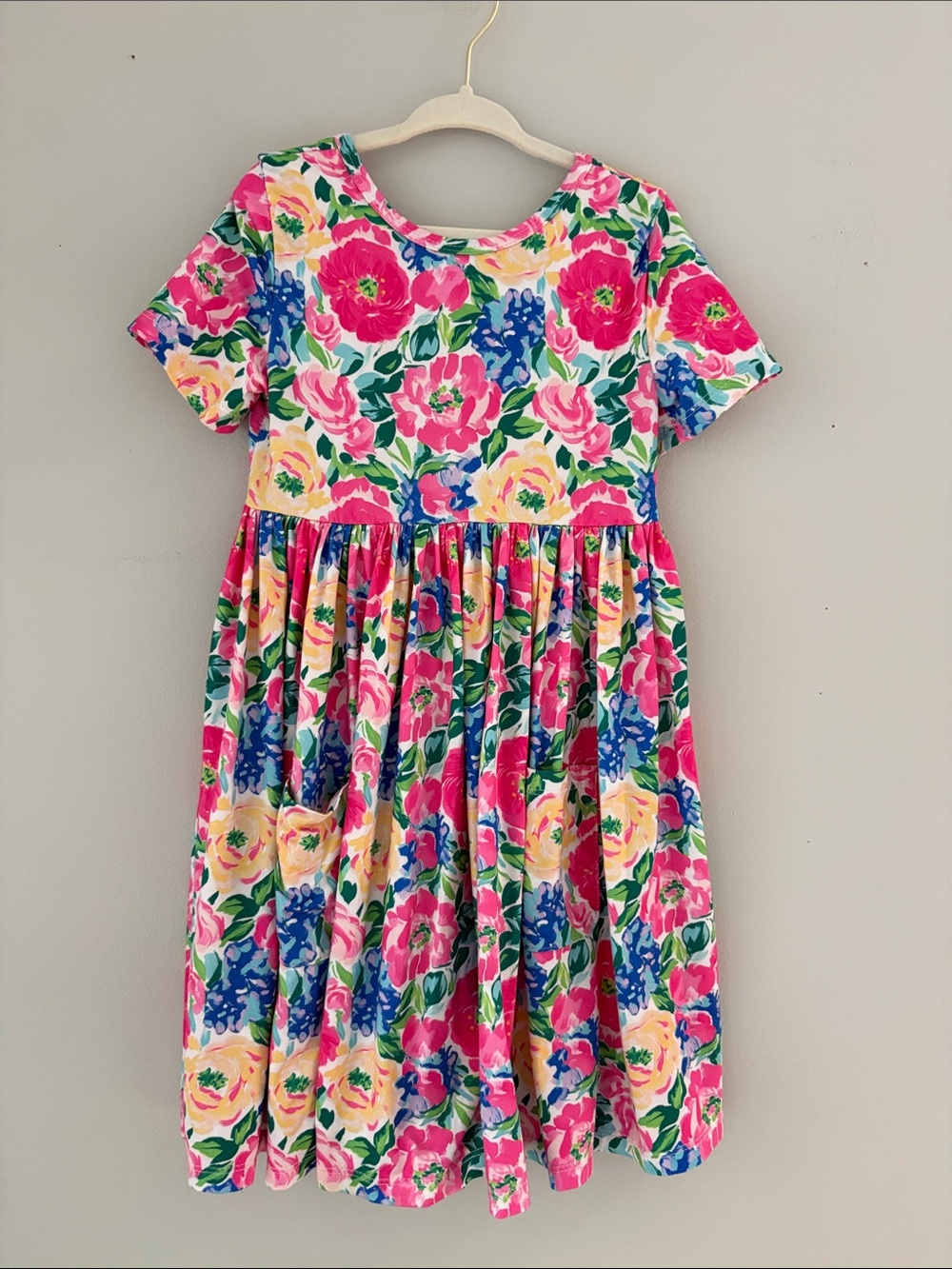 Mila & Rose Floral Short-Sleeve Dress